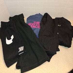 Nike/Under Armour/The North Face Bundle of 5 items size S